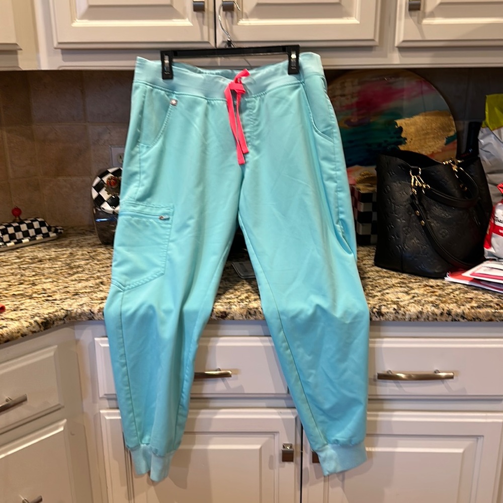 Women’s large/petite teal Zamora joggers